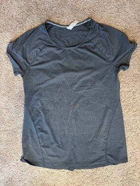 all in motion Women's Short-Sleeve Active Tee - Charcoal Gray